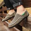 2024 Casual Shoes Men's Spring Lightweight Canvas One-pedal Men's Shoes Large Size Glove Shoes Spot