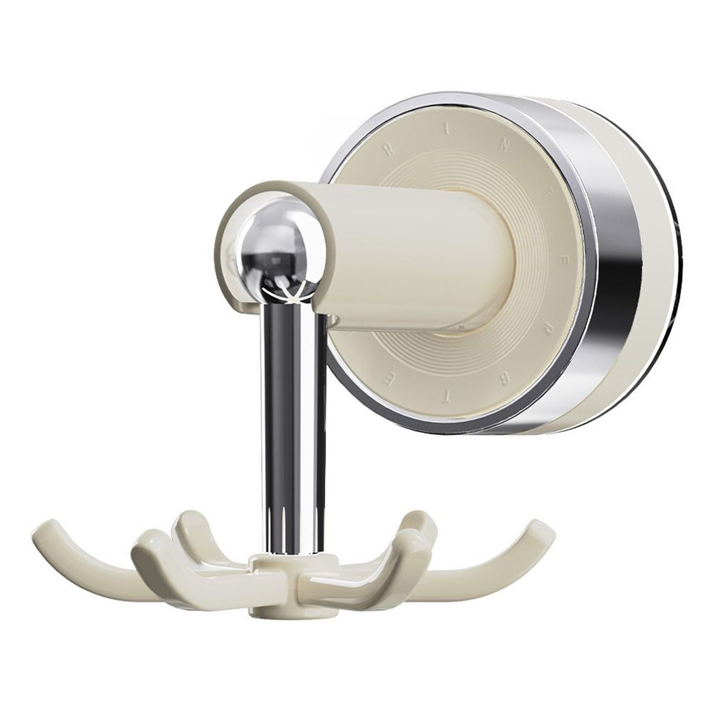 Wall Mounted Six-claw Rotating Hook Powerful Suction Cup Hook Kitchen Utensil Holder For Home