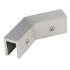 Home Decor Bathroom Installation Chrome Glass Clamp Holder Bathroom Secure Glass Connection Solid Brass Construction