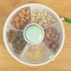 Вращающаяся коробка для закусок Snack Spinner с 5 отделениями и крышкой, органайзер для семян дыни, конфет, контейнер для закусок, сухофруктов
