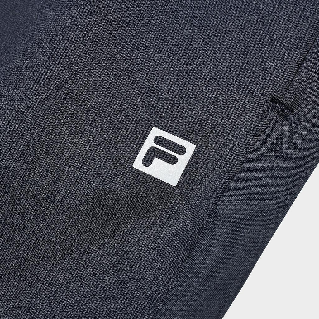 Fila Однотонные зауженные беговые спортивные брюки из высокоэластичного трикотажа для женщин, темно-синие A11W342604A-NV