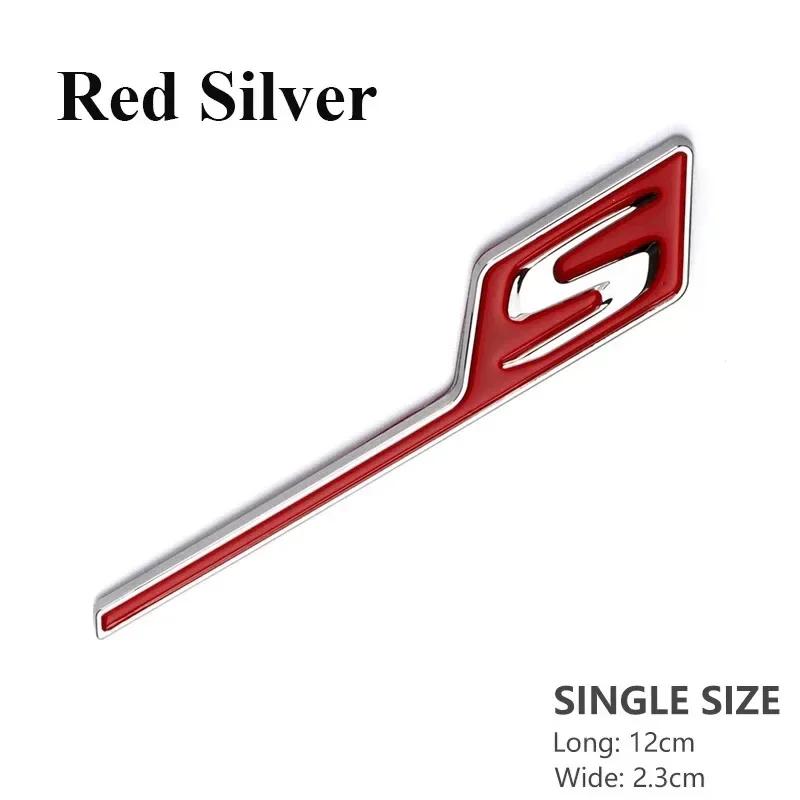 3D ABS наклейка на задний багажник автомобиля эмблема S логотип наклейка для A45 W176 GTS GT43S GT63S CLA45S C117 C63s C43S W205 E63S