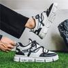 Fashion Men's New Fashion Trend Casual Low Top Thick Soled Shoes Spring 2025 Comfortable Versatile Niche Design Non Slip Chunky Sneakers