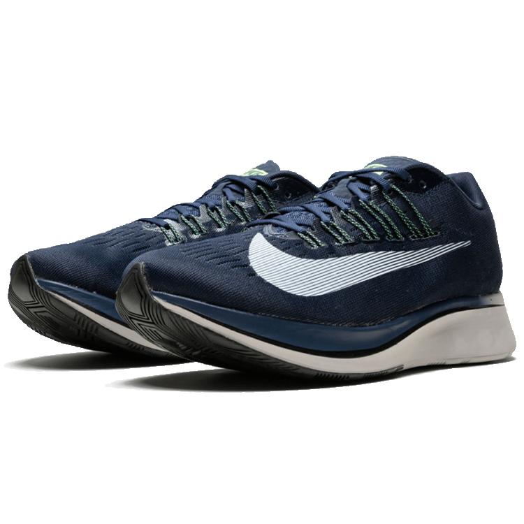 Nike Zoom Fly 'Obsidian' (Unisex) Obsidian / White-Neutral Indigo-Moon Particle-Volt Glow-Black Running Shoes 880848 405