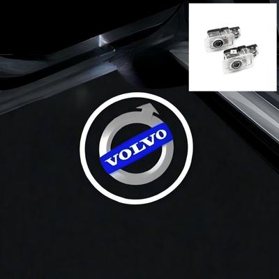 2 шт. Для XC40 XC90 XC60 S90 S60 S80 S80L V40 V90 V60 Светодиодные Логотип-Эмблема R Design Лазерный Проектор Дверные Огни Приветствия Автомобиля