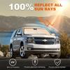 Для Chevy Tahoe 2015 2016 2017 2018 2019 2020 Автомобильный солнцезащитный экран на лобовое стекло Светоотражающий УФ-защитный чехол Козырек Защита Автомобильные аксессуары