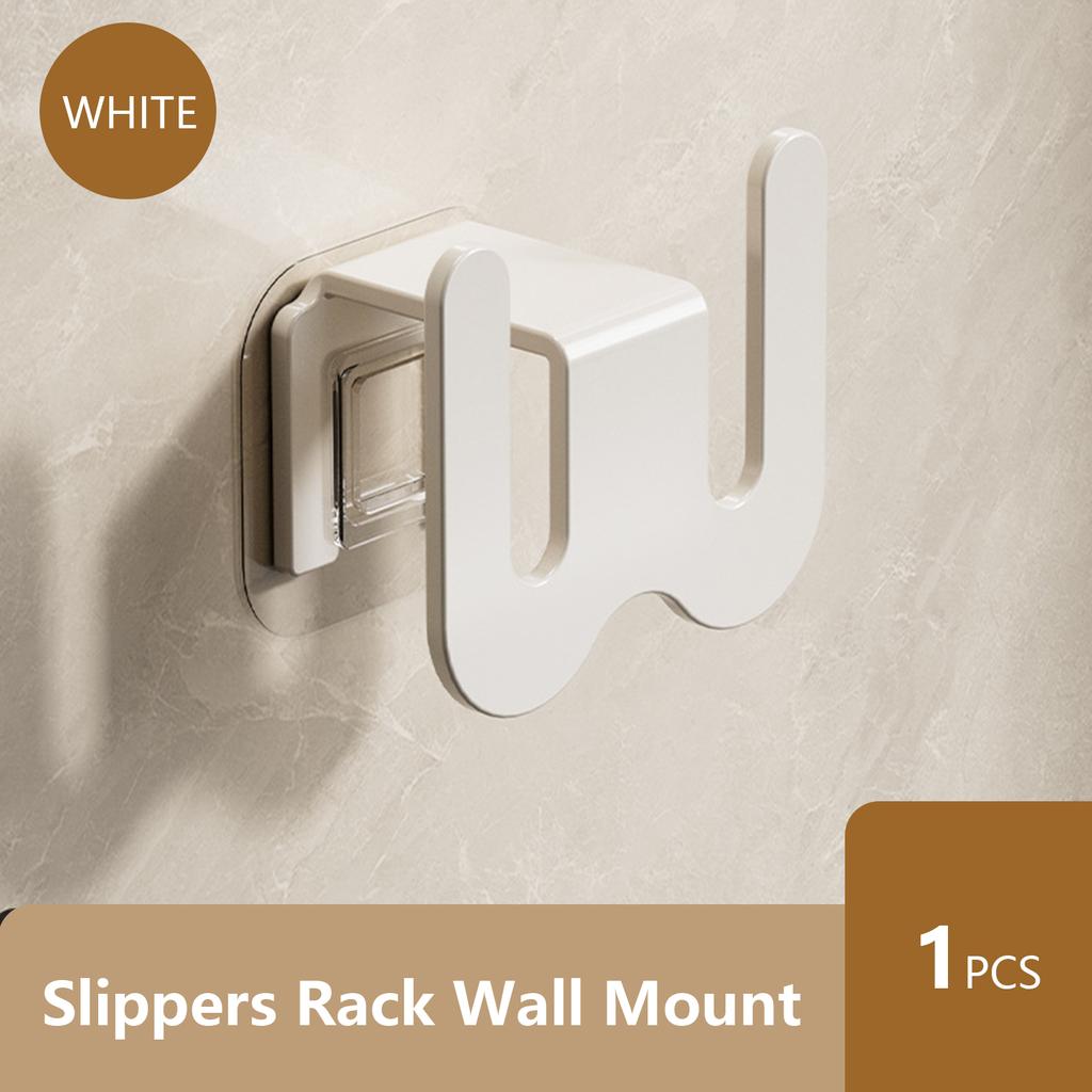Slippers Rack No Punching Bathroom Simple Slipper Hook Toilet Drainage Rack Wall Mounted Bedroom Neat Storage Shoe Drying Rack