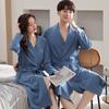 Couple Pajamas Pajamas Women'S Autumn And Winter Cotton Long-Sleeved Men'S Morning Robes Spring And Autumn Cotton Loungewear Bathrobes