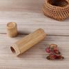 Tubes Round With Lid Handmade Bamboo Bottle Storage Box Tea Canister Organizer Container
