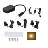 Mini LED Spot Lights 5V USB Showcase Display Light 1 To 3 Dimmable Small Cabinet Light for Jewelry Collection Black