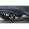 For Toyota C-HR CHR 2016 2017 2018  Stainless Steel exhaust muffler tip Car Accessories