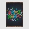 Game Room Neon Sign Poster Metal Plaque Cinema Kitchen Garage Decoration Pub Garage Classic Tin Sign Poster