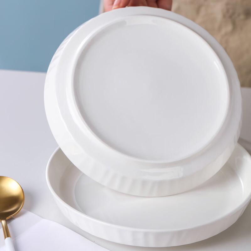 Керамические глубокие тарелки Haoya Jingdezhen, 7,5 дюймов - Набор из 4 штук