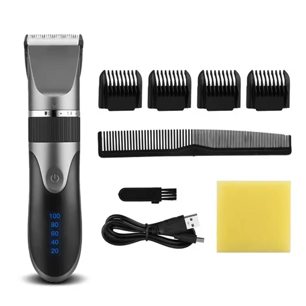 Professional electric barber clippers men barber beard trimmer rechargeable hair clippers ceramic blades hair trimmer Adult Kid