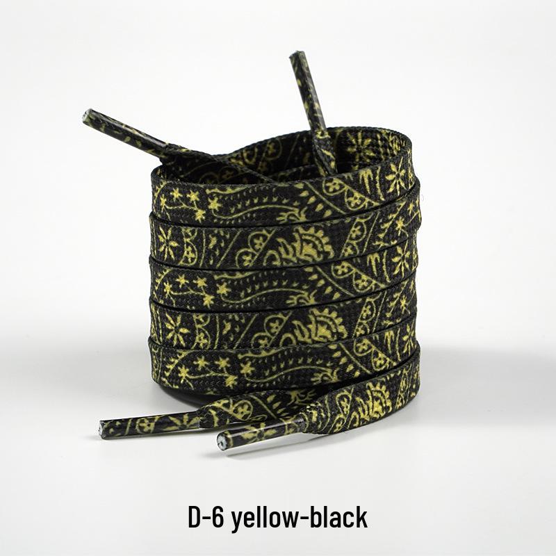 Cashew Flower Shoelaces for Air Force 1, Canvas Shoes, and Dunk Sneakers – Unisex