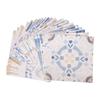 24Pcs Tile Sticker 15 X 15cm Waterproof Oil Resistant Retro Self Adhesive Wall Sticker for Home