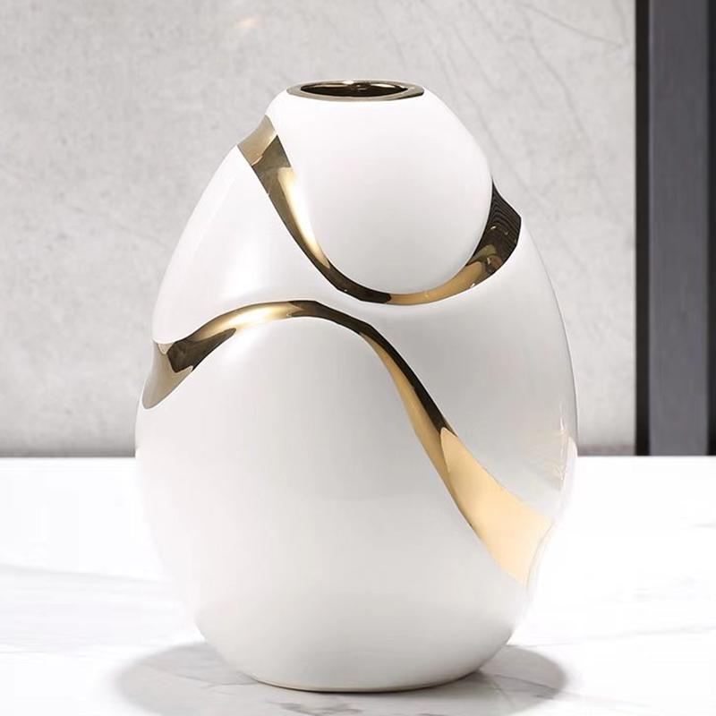 Ваза Керамическая ваза Украшение дома Цветочная композиция Скандинавская ваза