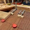 Bench Dog Clamp Table Quick Release Clamping Fixture, Adjustable 19/20mm Dog Hole Stop Fast Fixed Tool for Woodworking Workbench