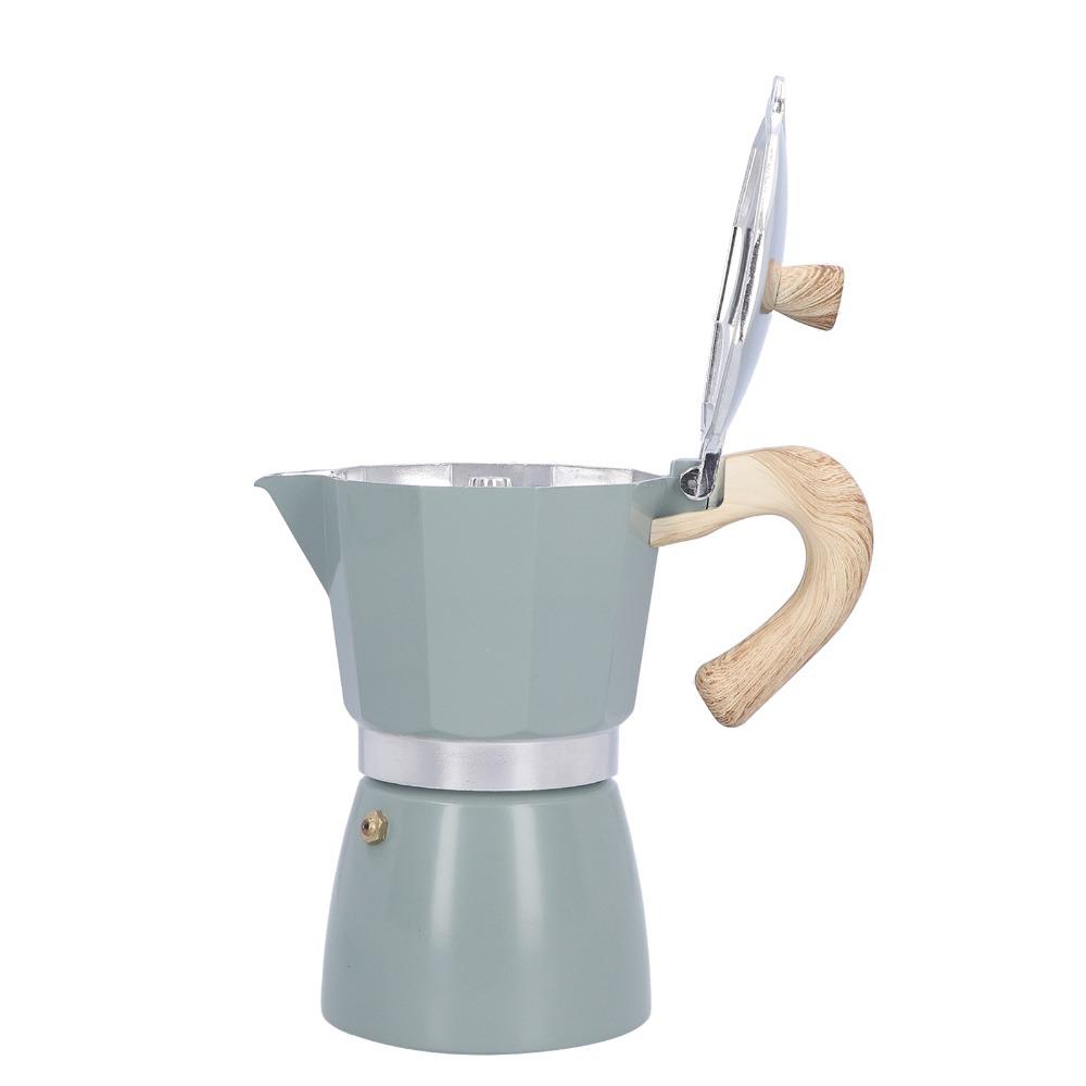 Aluminum Alloy Stovetop Espresso Maker 300ML Capacity Coffee Maker Moka Pot Home Use