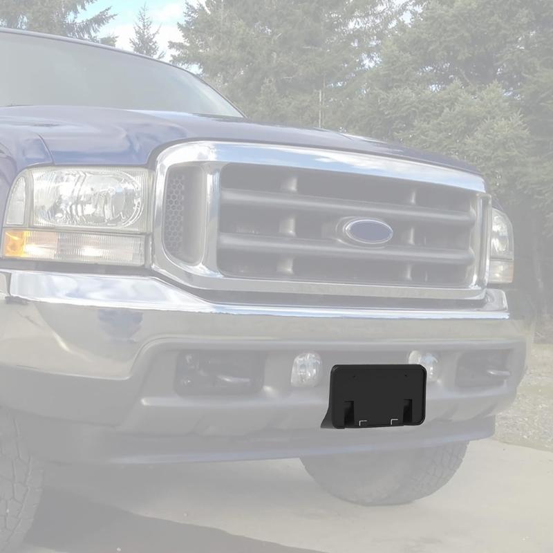 Рамка номерного знака ABS, устойчивая к коррозии, крепление номерного знака на переднем бампере, крепление F81Z17A385AA для F250 F330 F450 F550 99-04