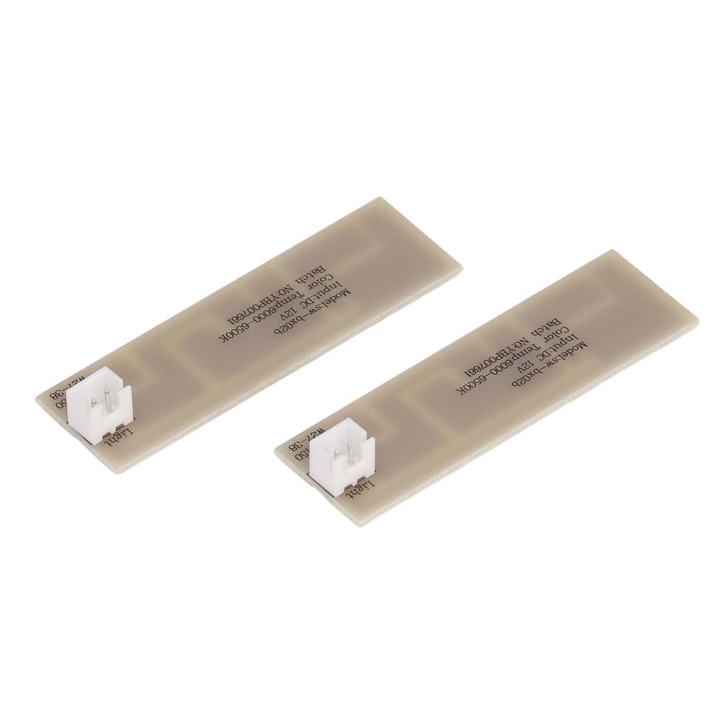 2Pcs Refrigerator LED Light Strip Bar Replacement Freezer Refrigerator Light Strip Bar Repair Part