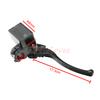 MotoLovee Universal Motorcycle Front Brake  Black Cylinder Hydraulic Pump Clutch Master  Lever For Honda Yamaha Suzuki Kawasaki
