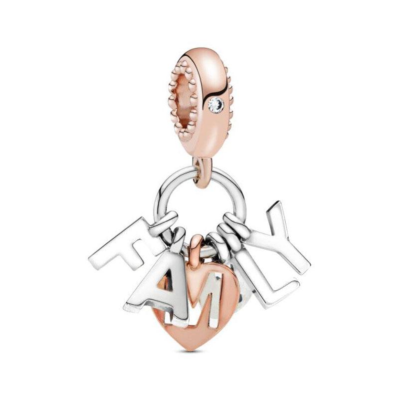 Новые изысканные розово-золотые белые розовые клипсы Dasiy Ocean Summer Charms подходят к оригинальному браслету с покрытием из стерлингового серебра 925 пробы для женщин, ювелирные изделия