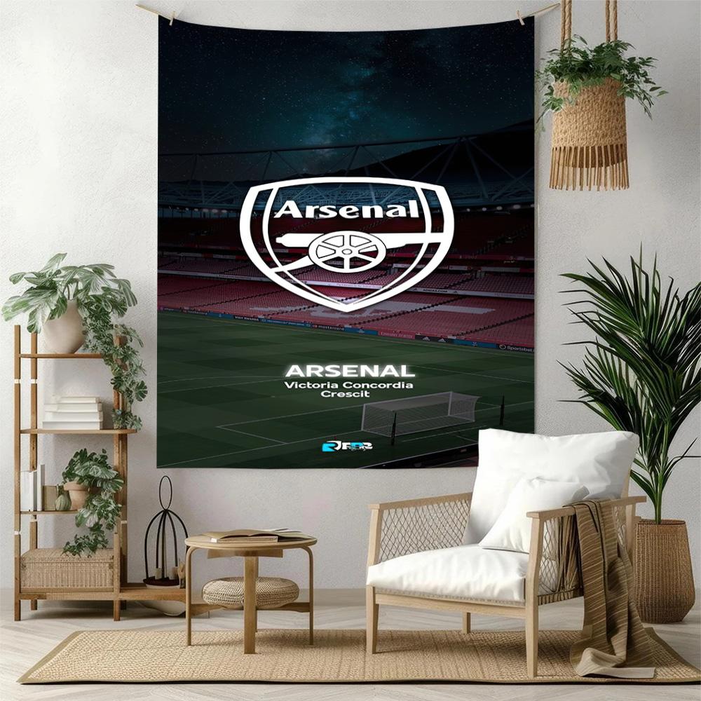Arsenal Wall Decor Tapestry Art For Pet Memorial Birthdaywedding Party Backdrop Family Gift