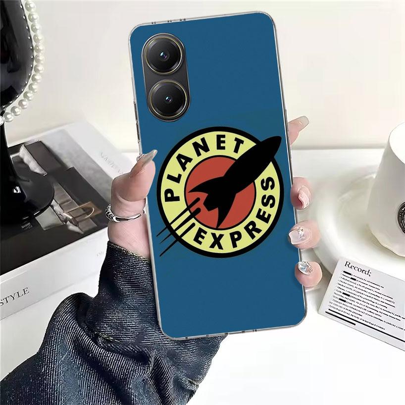 Futurama Planet Express Мягкий чехол для телефона для Xiaomi Redmi 15C 15 13C 13 Poco X5 X6 X7 F7 Ultra M7 12C 12 10 10C 9C 9A 9T 9 Fundas