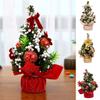 Decorative Tabletop Christmas Tree PVC Artificial Mini Christmas Trees  New Year