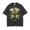 Wu-Tang Clan Wu Tang Школа Рэп Хип-Хоп Печатная Футболка с Коротким Рукавом Свободная Уличная