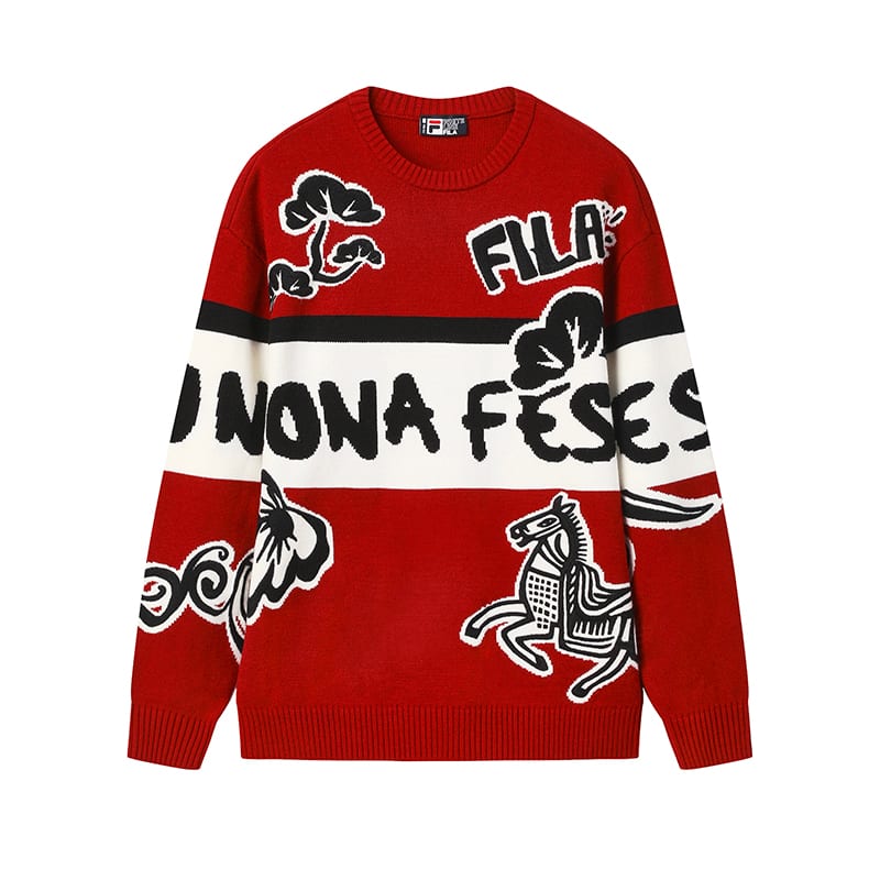 Fila CNY Свитер унисекс Rhythm Красный F11U619401FPK