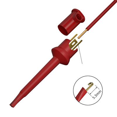 10 шт. Тестовый крючок-зажим Мини-крючок Тестовый зажим для мультиметра Мини-зажим Тестовые зажимы Кабель для ИС Пайка Тестовый зажим Захват Зонд