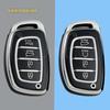 Чехол для смарт-ключа с 4 кнопками для Hyundai Creta Ix35 Ix45 I10 I30 I40 Tucson Santa Fe Rena Sonata Elantra TPU автомобильные аксессуары