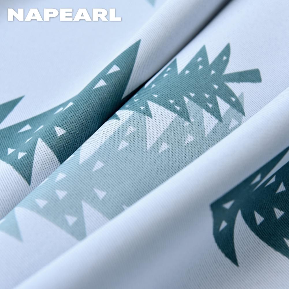 1 шт. NAPEARL 70-80% затемняющие Ins стиль скандинавский олень полиэфирное волокно персонализированные шторы с принтом прозрачные шторы для спальни гостиной домашний декор
