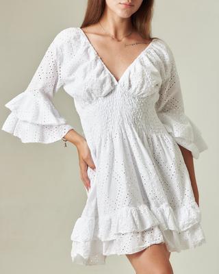 Платье летнее 2242 белое