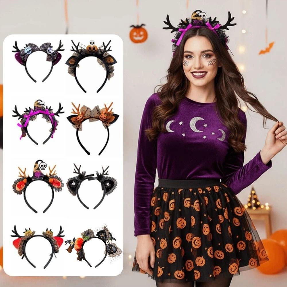 Милая Halloween-ободок для волос Плюшевый ободок-паутина Модный party-обруч для волос Аксессуары для волос