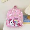 Adorable Unicorn Music Themed Kids Backpack Breathable Nylon Perfect For School
