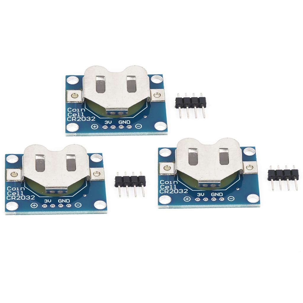 3Pcs Button Battery Mounting Board Electrical Holder Module for 20mm CR2032 Coin Cell