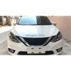2P FOR NISSAN SENTRA 2016-2019 carbon fiber Front Eyebrow headlight eyelid cover