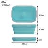 Portable Kitchen Household Silicone Food Container Folding Lunchbox Collapsible Bowl Picnic Boxes