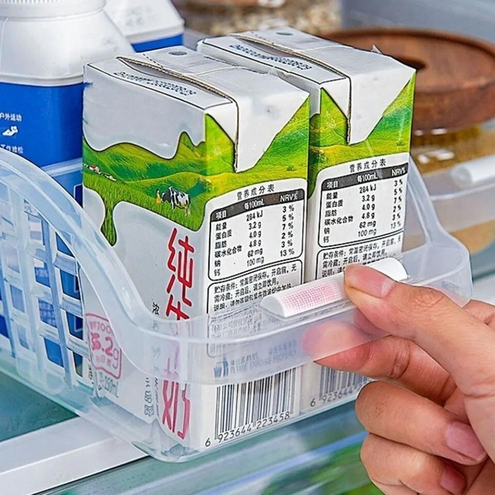 Plastic Fridge Storage Box Transparent Refrigerator Organizer Kitchen Portable