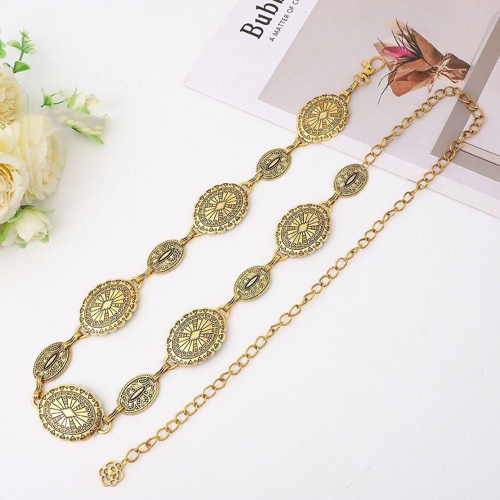 Belly Chain Dress Belt Chains Oval Tassel Body Chain Fashion Bohemian Waist Chains Women