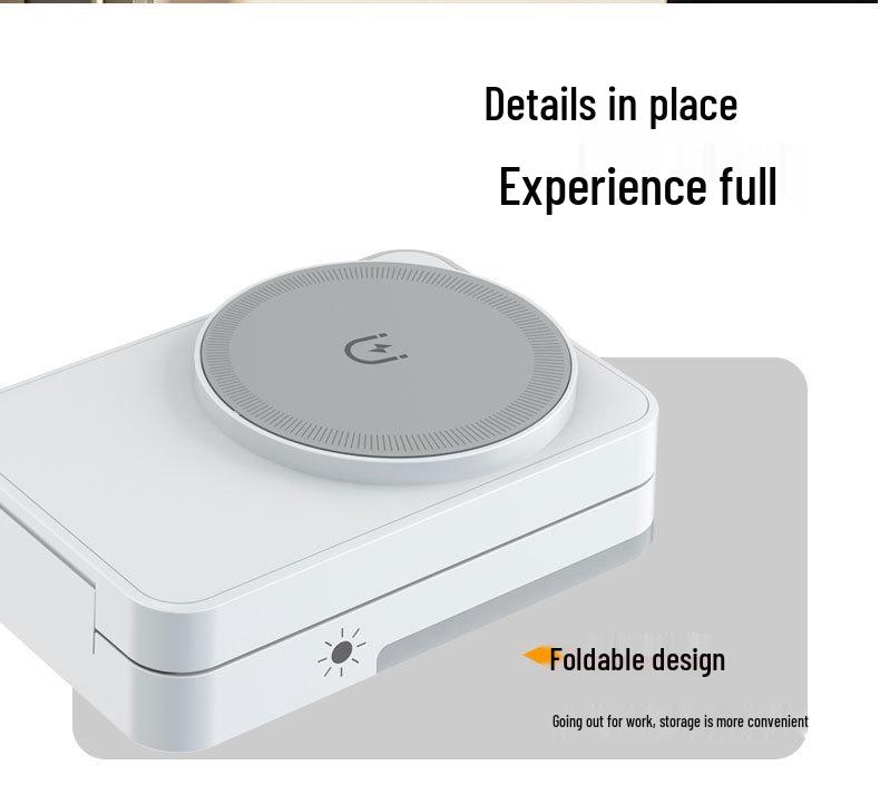 Беспроводное быстрое зарядное устройство 3-в-1: Складная подставка для телефона, часов и наушников