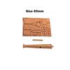 Палубное орудие из грушевого дерева Модель корабля Аксессуары Латунная пушка CNC + Деревянная тележка из грушевого дерева 1 Набор