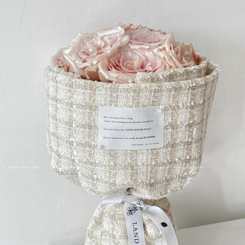 1,5 м*0,5 м Цветочная упаковочная бумага Ткань Флористический букет Упаковочный материал Свадебный цветок Подарочный Ремесло Декоративная бумага Цветочный магазин