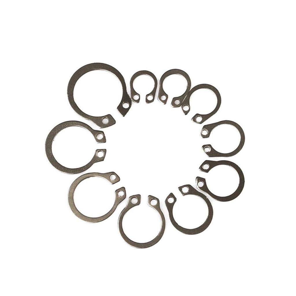 Новинка, 100 шт., комплект внешних стопорных колец из нержавеющей стали 304, 8-18 мм