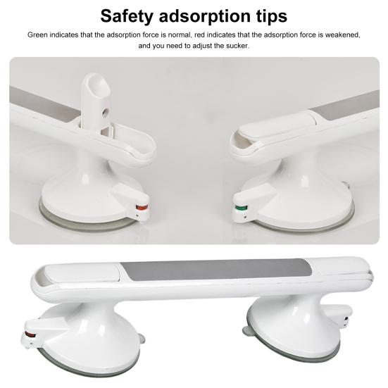 Поручни Сверхмощная присоска Ручка для душа Простая установка Водонепроницаемая безопасность