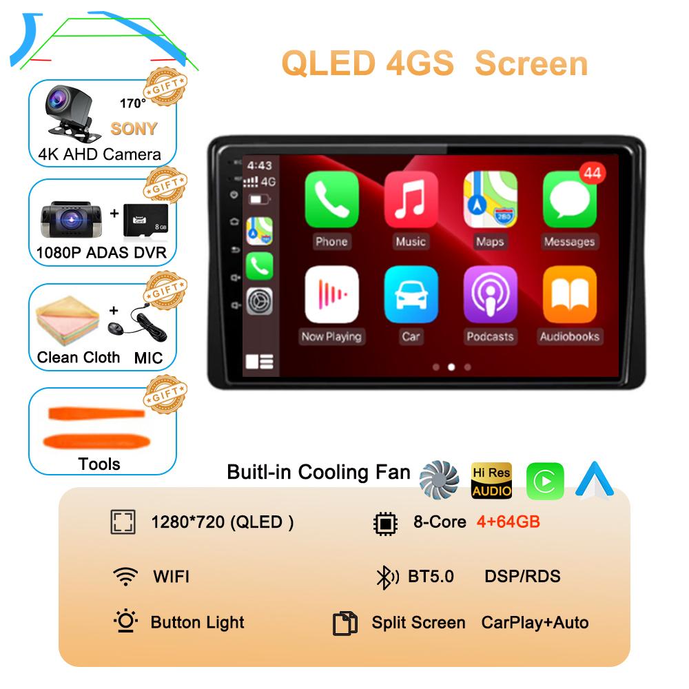 Android 14 Carplay автомобильное радио для Renault Duster HM 2 II 2020-2021 Arkana 1 I 2019-2021 Мультимедийный видеоплеер Навигация GPS 4G