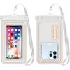 Floating Waterproof Phone Pouch IPX8 Waterproof Phone Case Dry Bag Kayak/Beach/Cruise Travel Essentials,for iPhone Samsung 5